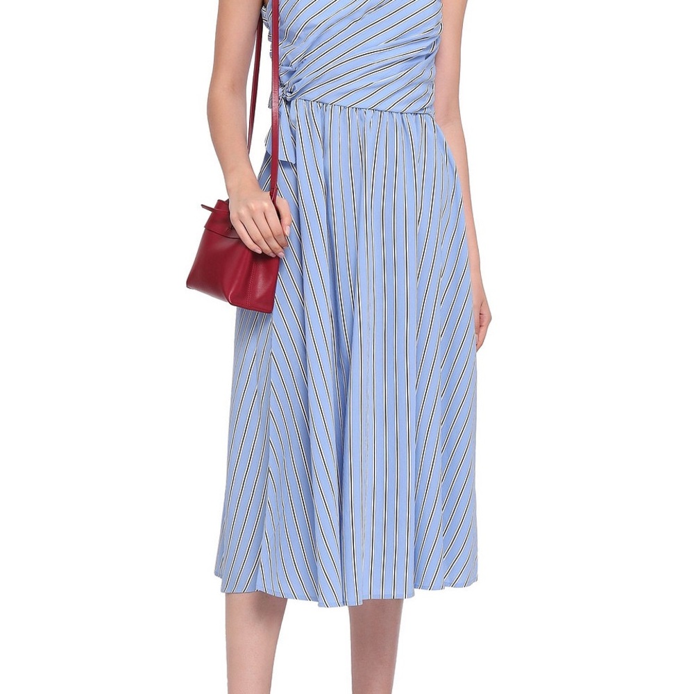 Shoulder Light Blue Cabrera Striped Poplin - Picture 7 of 15